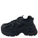 3000001101 Γυναικείο αθλητικό sneakers δετό μαύρο