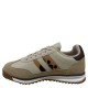 3000001201 Γυναικείο αθλητικό sneakers δετό μπέζ