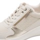 3000002701 Γυναικείο αθλητικό tamaris sneakers πέλμα δετό μπέζ/χρυσό