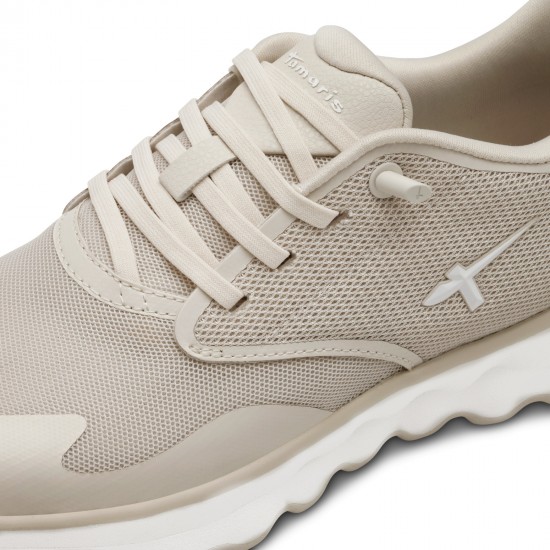 3000002802 Γυναικείο αθλητικό tamaris sneakers δετό μπέζ