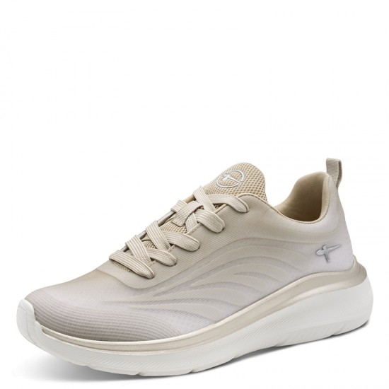 3000004602 Γυναικείο sneakers δετό μπέζ