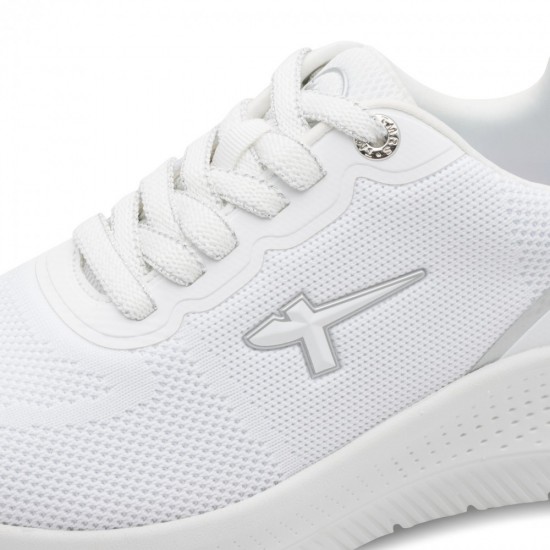 3000004701 Γυναικείο sneakers δετό λευκό